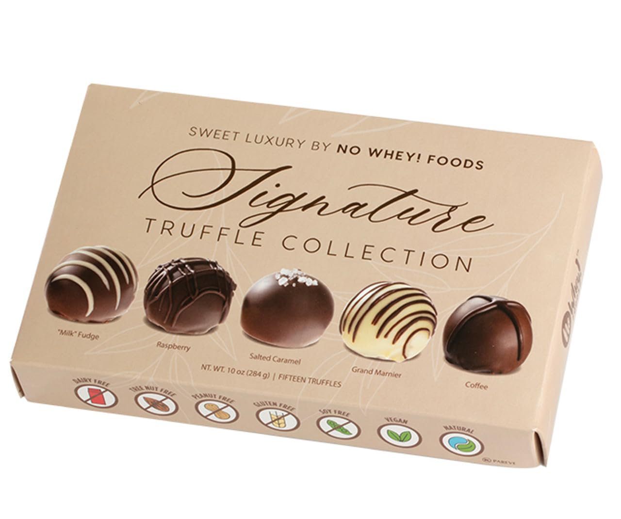 Vegan, Gluten Free, Nut Free | Gourmet Chocolate Truffle Collection (15 Pieces) | Dairy Free, Soy Free, Sesame Free | Allergy Fr