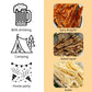 Jokuna - Korean Dried Squid - Soft And Chewy Texture Squid (Spicy, Butter, Roasted) (Mix - 5 Pack)