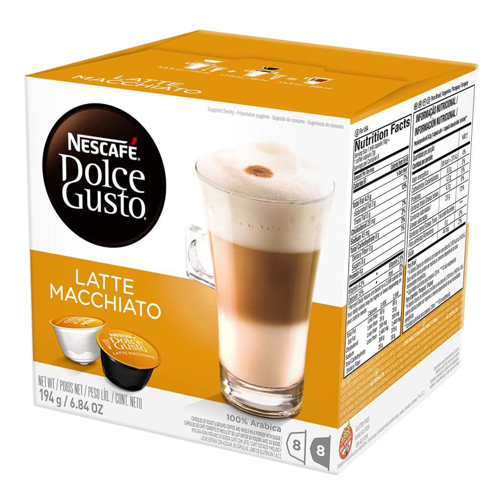 Nescafe Dolce Gusto Latte Macchiato Units  16 Count
