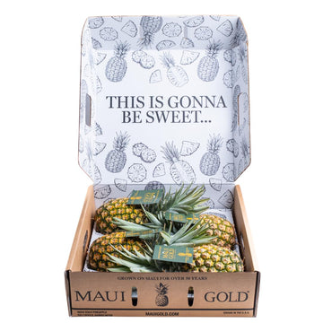 Maui Gold Pineapple - 4 Fresh Picked Pineapples