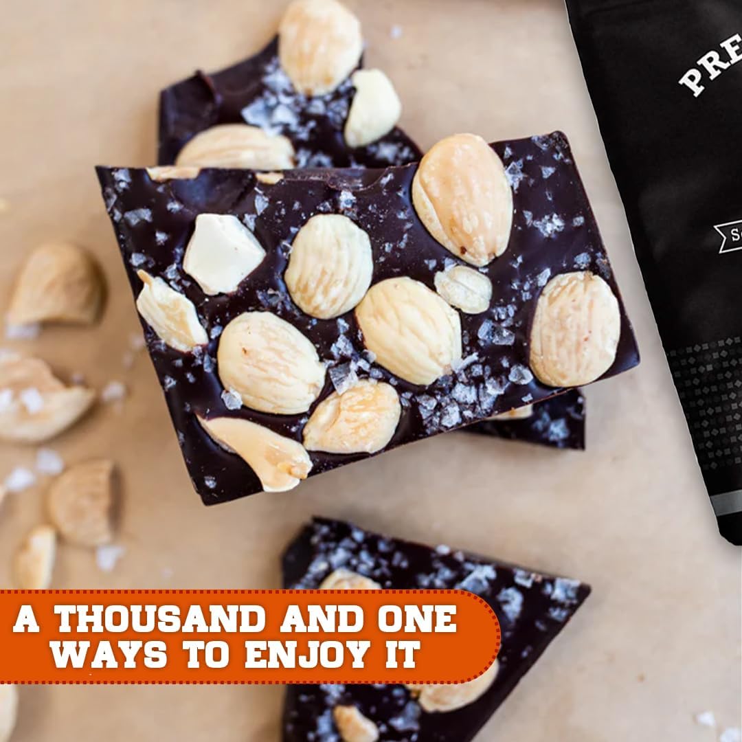 Almonds, Marcona California Raw Whole (1 lb.) by Presto Sales LLC| Perfectly Natural Quality| Fresh| Shorter and Sweeter than th
