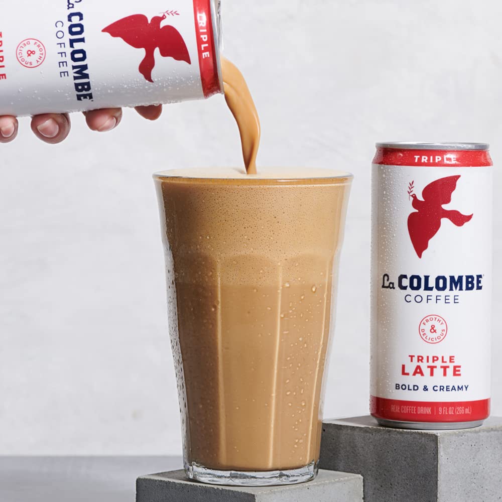 La Colombe Triple Draft Latte - 3 Shots Of Cold-Pressed Espresso And Frothed Milk - Made With Real Ingredients - Grab And Go Cof