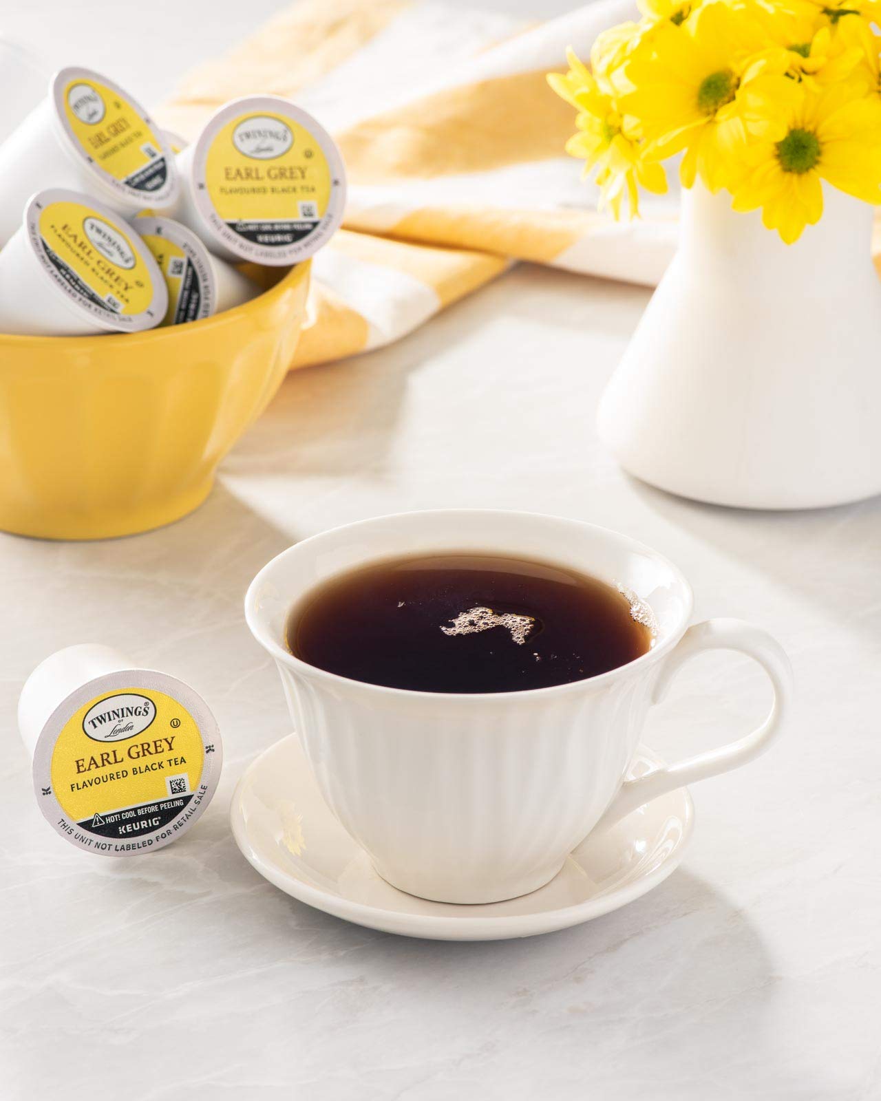 Twinings Earl Grey Decaf Tea Keurig K-Cups, 24 Count