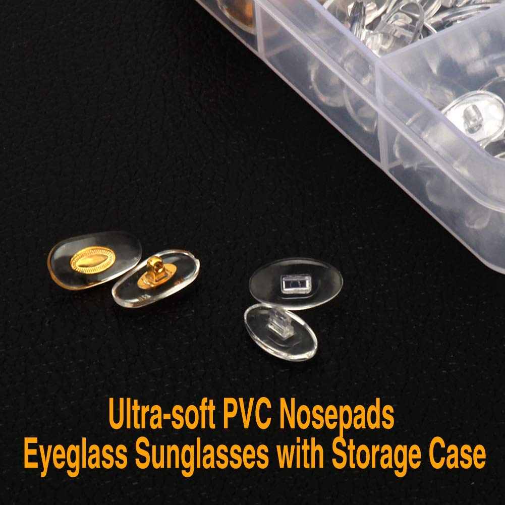 Ofone Eyeglass Repair Kit, Eye Glass Repair Kit With 1000Pcs Tiny Metal Screws Nose Pads Precision Screwdriver Set Screw Caps/Nu