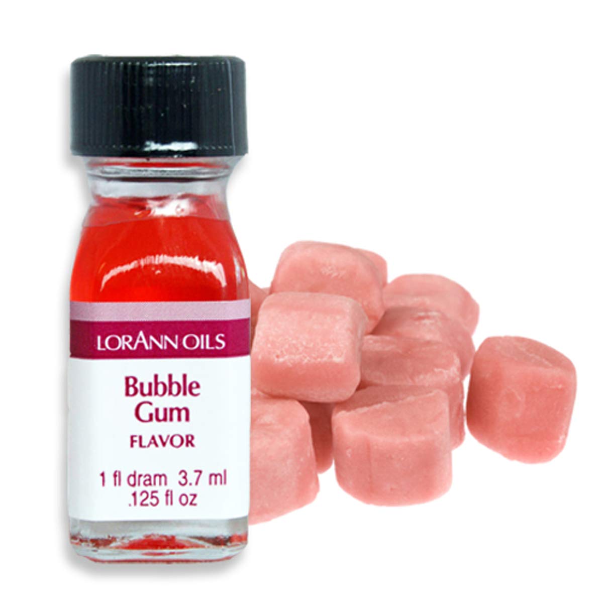 Lorann Bubble Gum Ss Flavor, 1 Dram Bottle (.0125 Fl Oz - 3.7Ml - 1 Teaspoon)