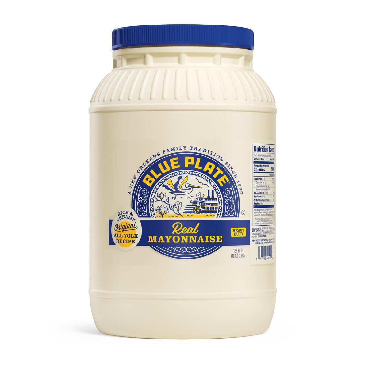 Blue Plate Real Mayonnaise, 128 Fl Oz Jar (Pack of 1)