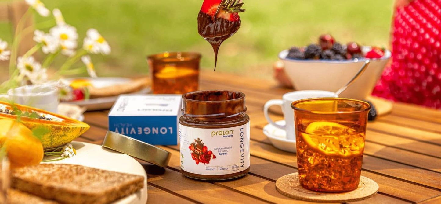 ProLon Almond Chocolate Spread | Low Sugar Keto Snack | Vegan, Gluten-Free | 1 Jar