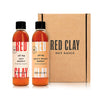 Red Clay Hot Honey & Spicy Peach Hot Honey 2 Pack With Gift Box - 100% Pure, Raw Wildflower Honey, Sustainably Sourced - Sweet H