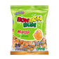 Colombina Bon Bon Bum Lollipops W/Bubble Gum Center, Mango Flavor, Individually Wrapped, Ideal For Party Favors And Gifts, 1 Pack (24 Count)