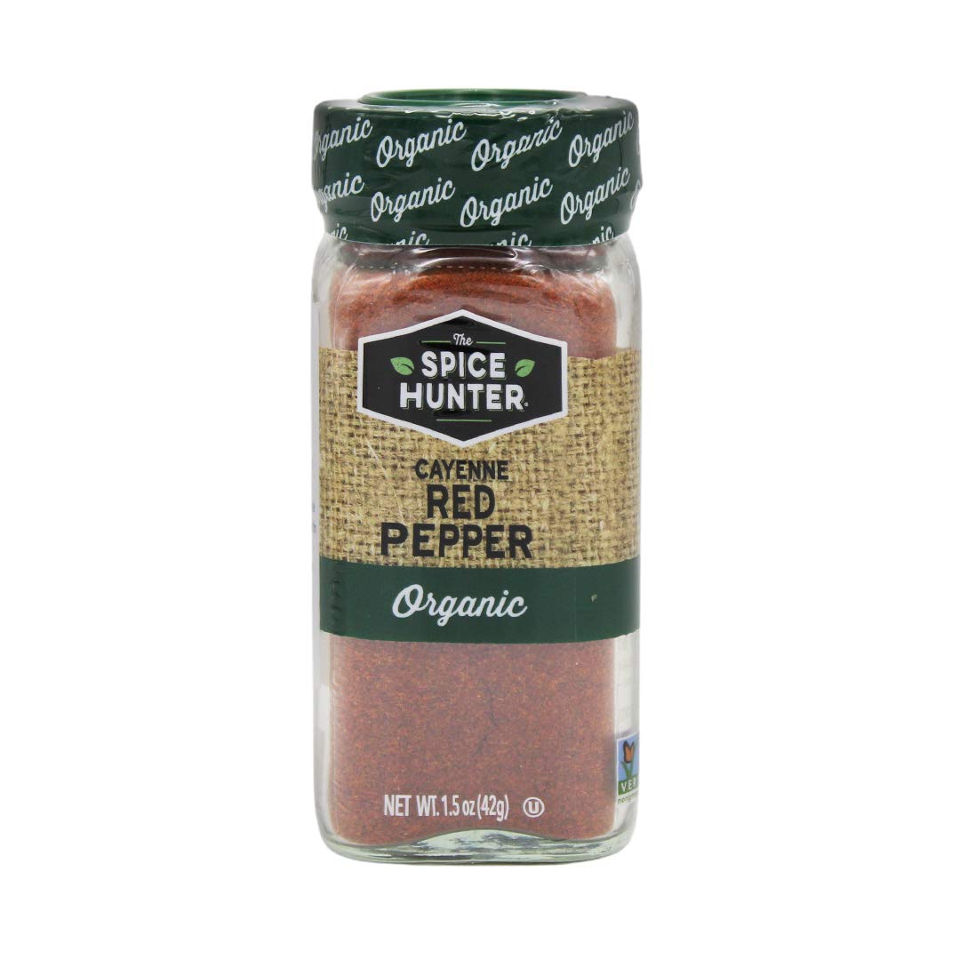 Spice Hunter The Organic Red Ground jar, cayenne pepper, 1.5 Ounce