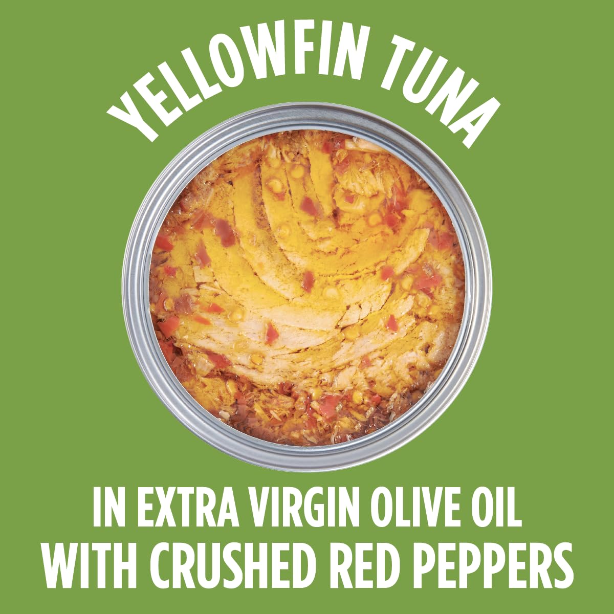 Starkist E.V.O.O. Solid Yellowfin Tuna With Crushed Red Peppers And Extra Virgin Olive Oil, 4.5 Oz Can, Pack Of 12