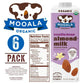 Mooala Organic Vanilla Bean Almond Milk Unsweetened 32 fl oz (Pack of 6) - Shelf-Stable, Lactose Free, Gluten-Free, Vegan, No Ad