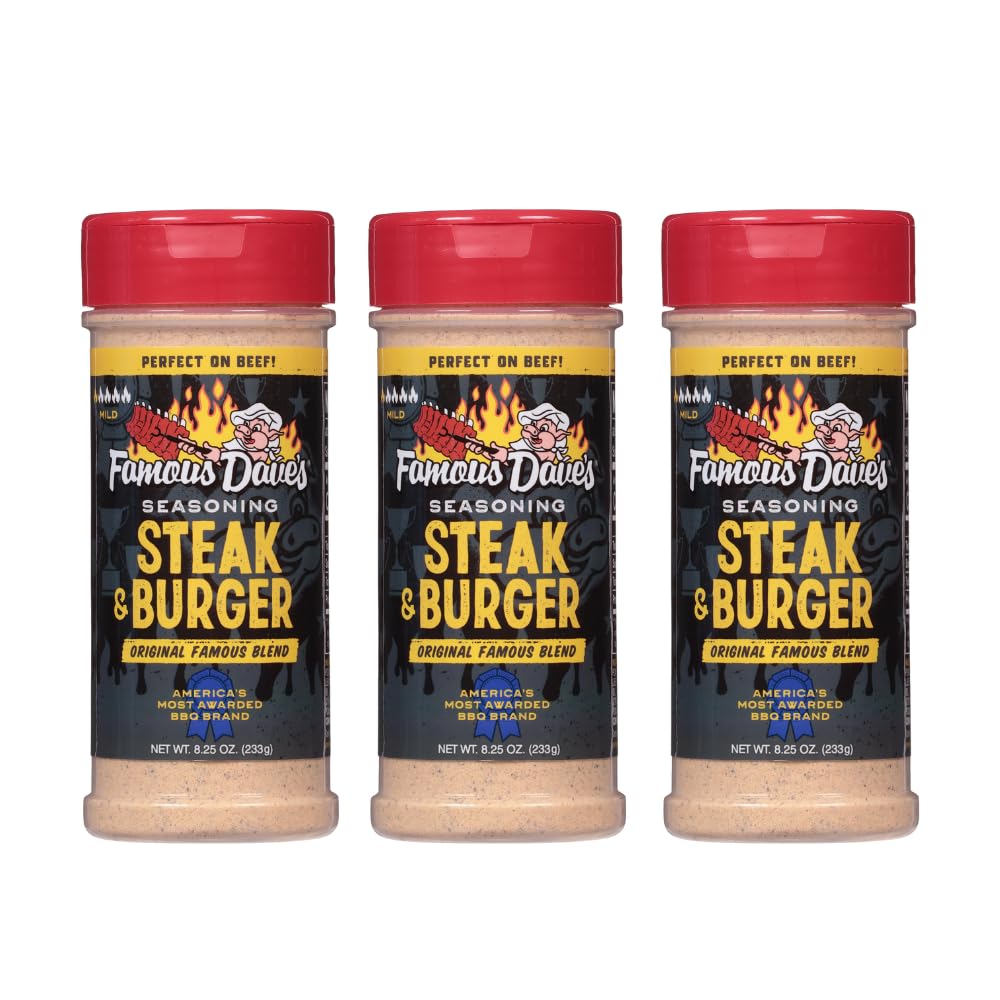 Famous Dave's - 3 pck, Steak & Burger Seasoning (24.75 oz.)