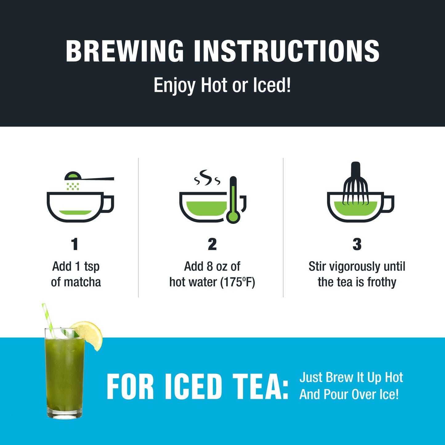 Tiesta Tea Superior Green Tea Powder - Japanese Matcha Tea Powder  High Caffeine  L-Theanine  Antioxidants  Detox  Boost Metabolism  Energy Booster  Hot & Iced - 170 Cups - 12oz Bag