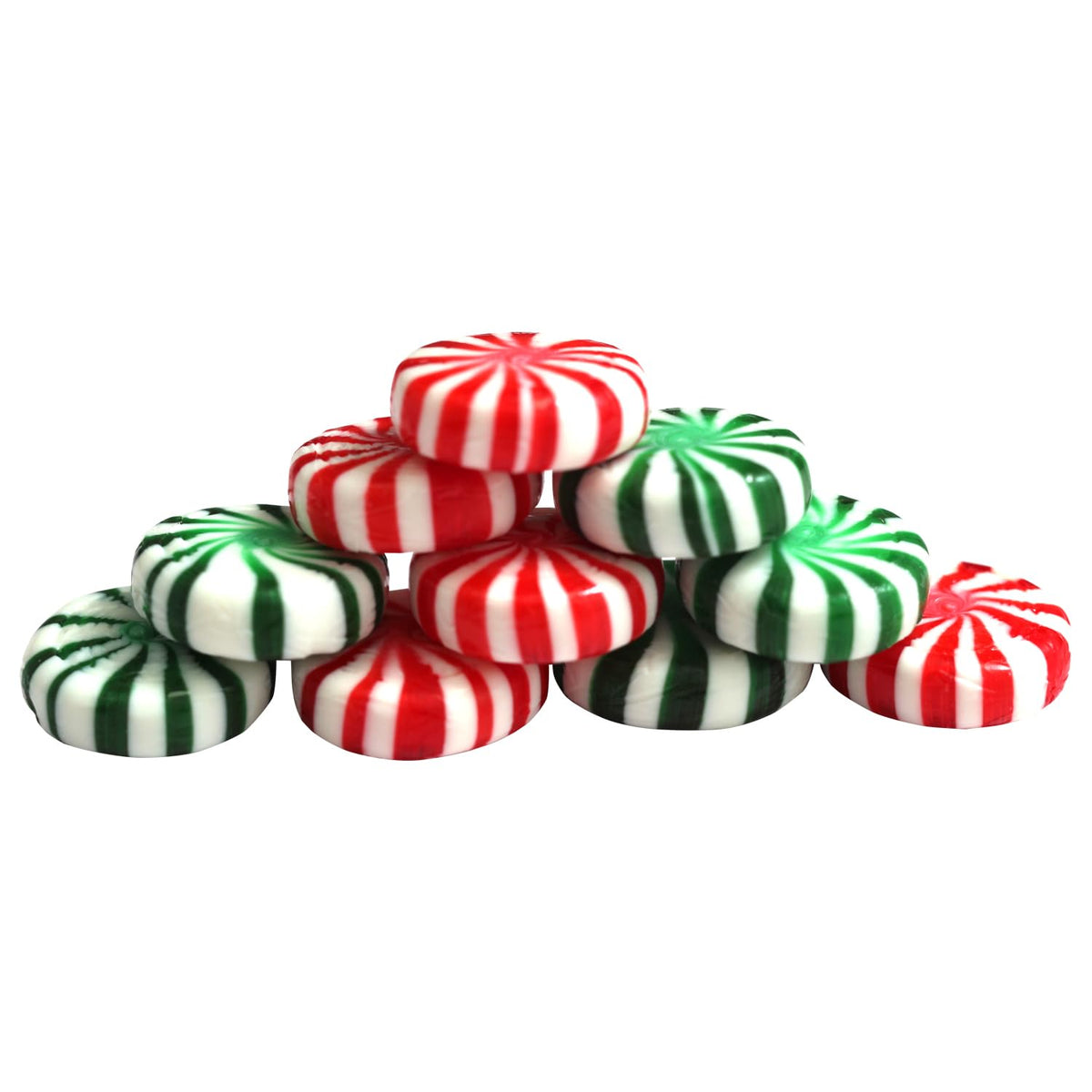 Christmas Starlight Mint Candy - 3 Pounds - Peppermint and Spearmint - Bulk Mints Hard Candy Individually Wrapped