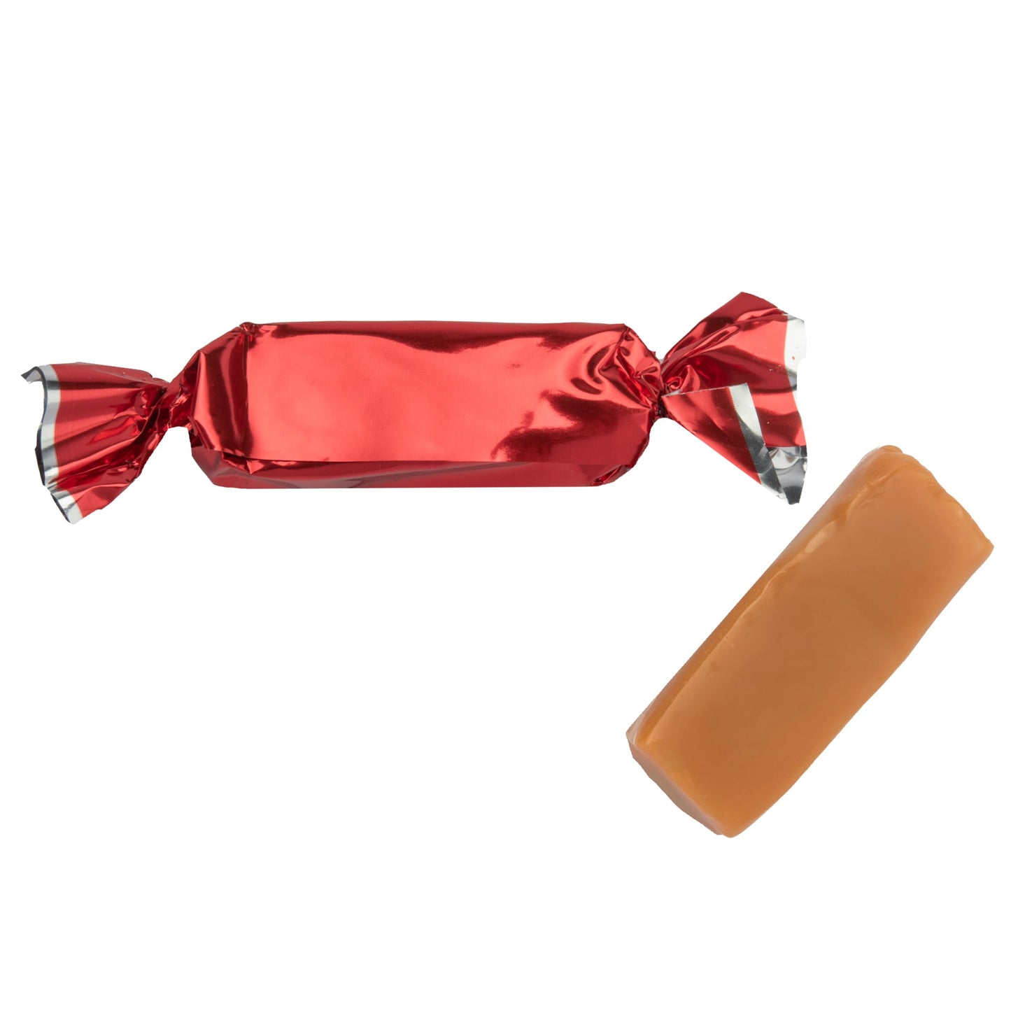 Candy Envy Milk Caramels - Red Individually Wrapped - 2 Pound Bag - Approx. 200 Pieces - Red Color - Model RedCaramelsFBM