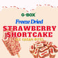 G-Box Freeze Dried Ice Cream| Crunch Strawberry Shortcake Ice Cream Bites - Perfect For Camping, Outdoor, And Party - Air-Tight