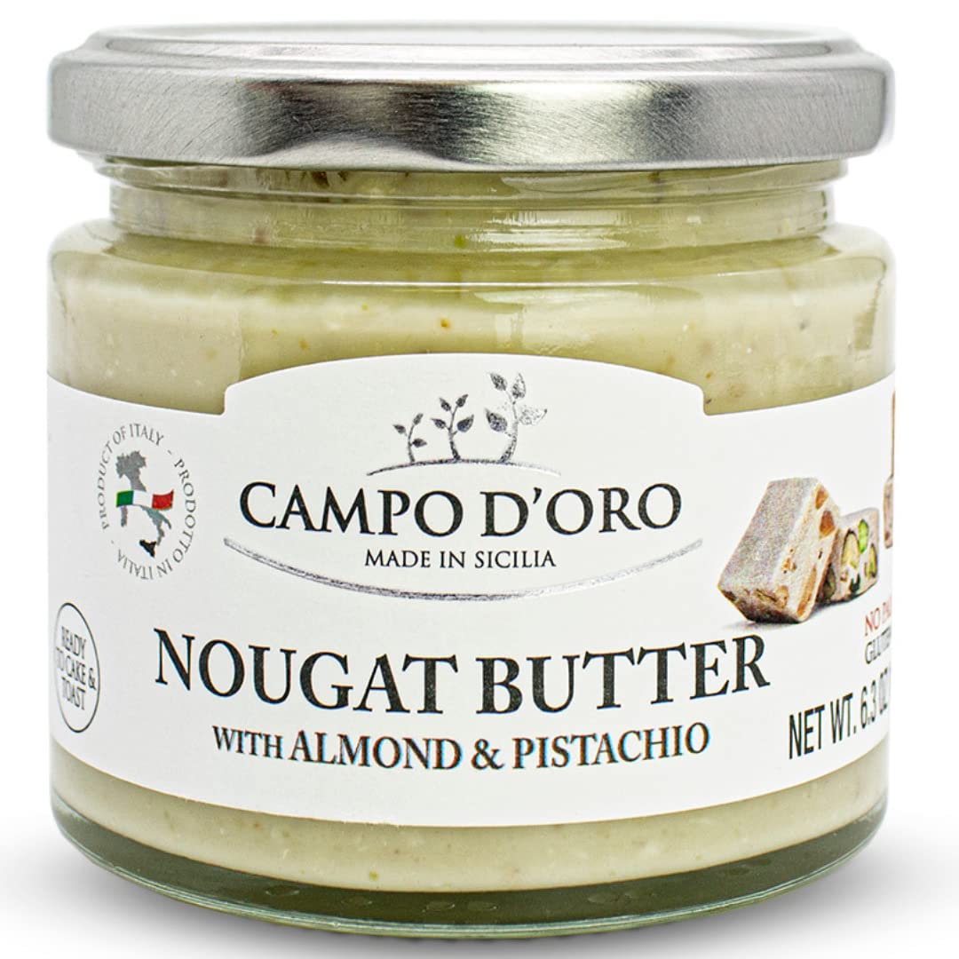 Campo D'Oro, Nougat Butter Sweet Cream Spread, 6.35 oz