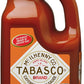 TABASCO® Cayenne Garlic Pepper Sauce, Mild Hot Sauce, 64 Fl Oz Jug, Smoky & Zesty Blend, Perfect for Italian Dishes