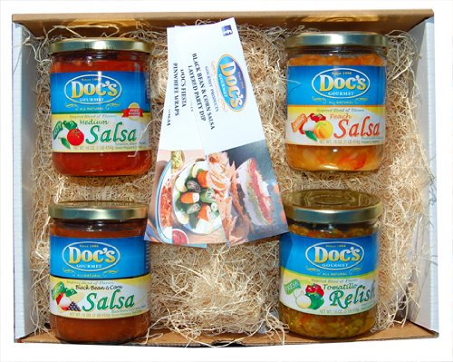 4 Jar Salsa & Relish Gift Box