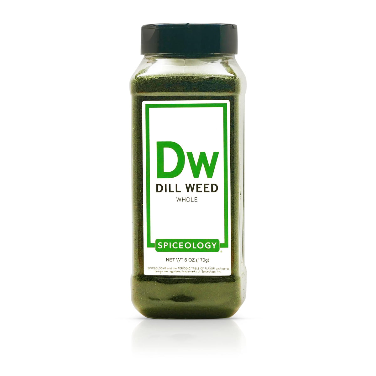Spiceology Dried Dill Weed Herb, 6 Ounce, Ideal for Cooking and Seasoning