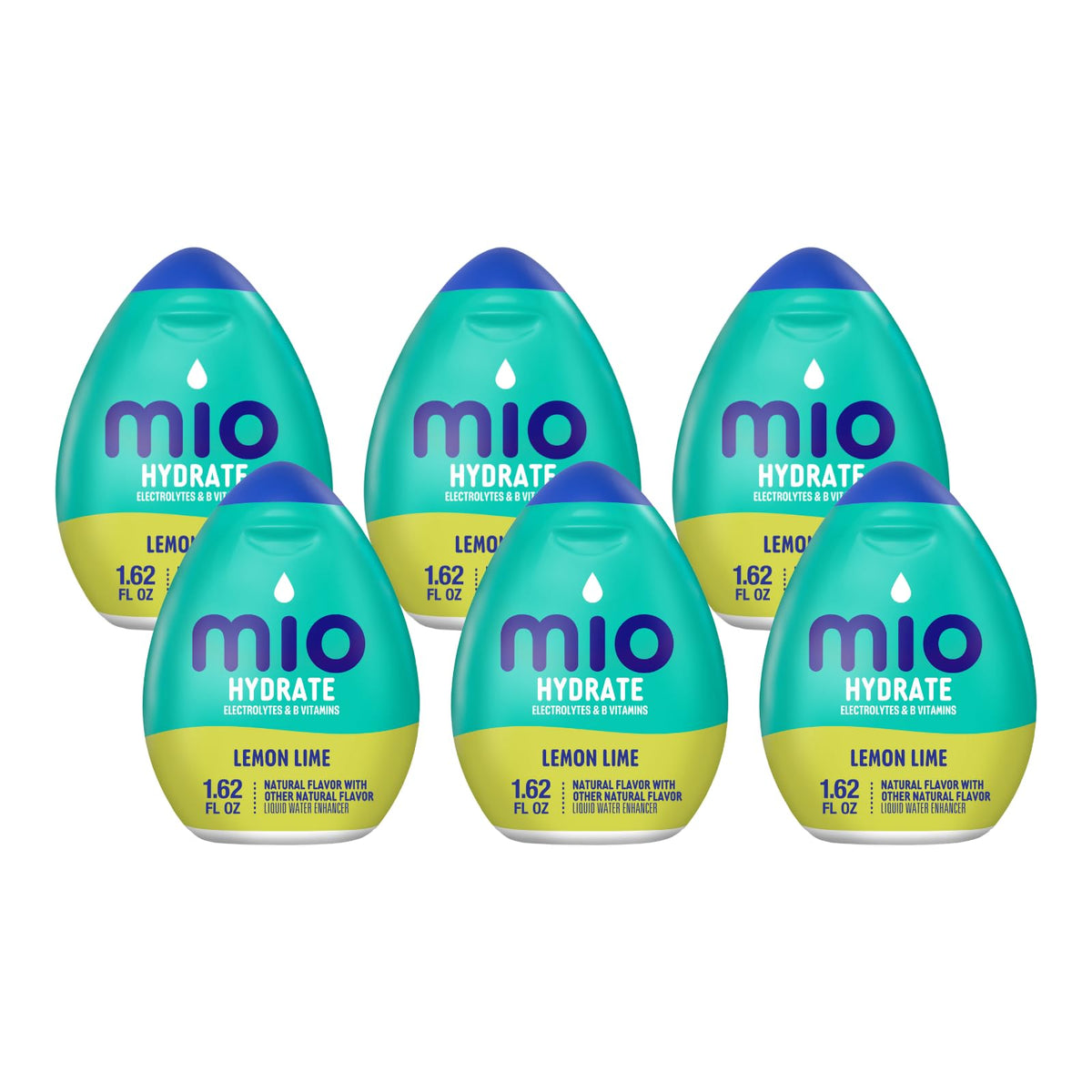 Mio Sport Liquid Water Enhancer, Lemon Lime, 1.62 Ounce, (Pack Of 6)