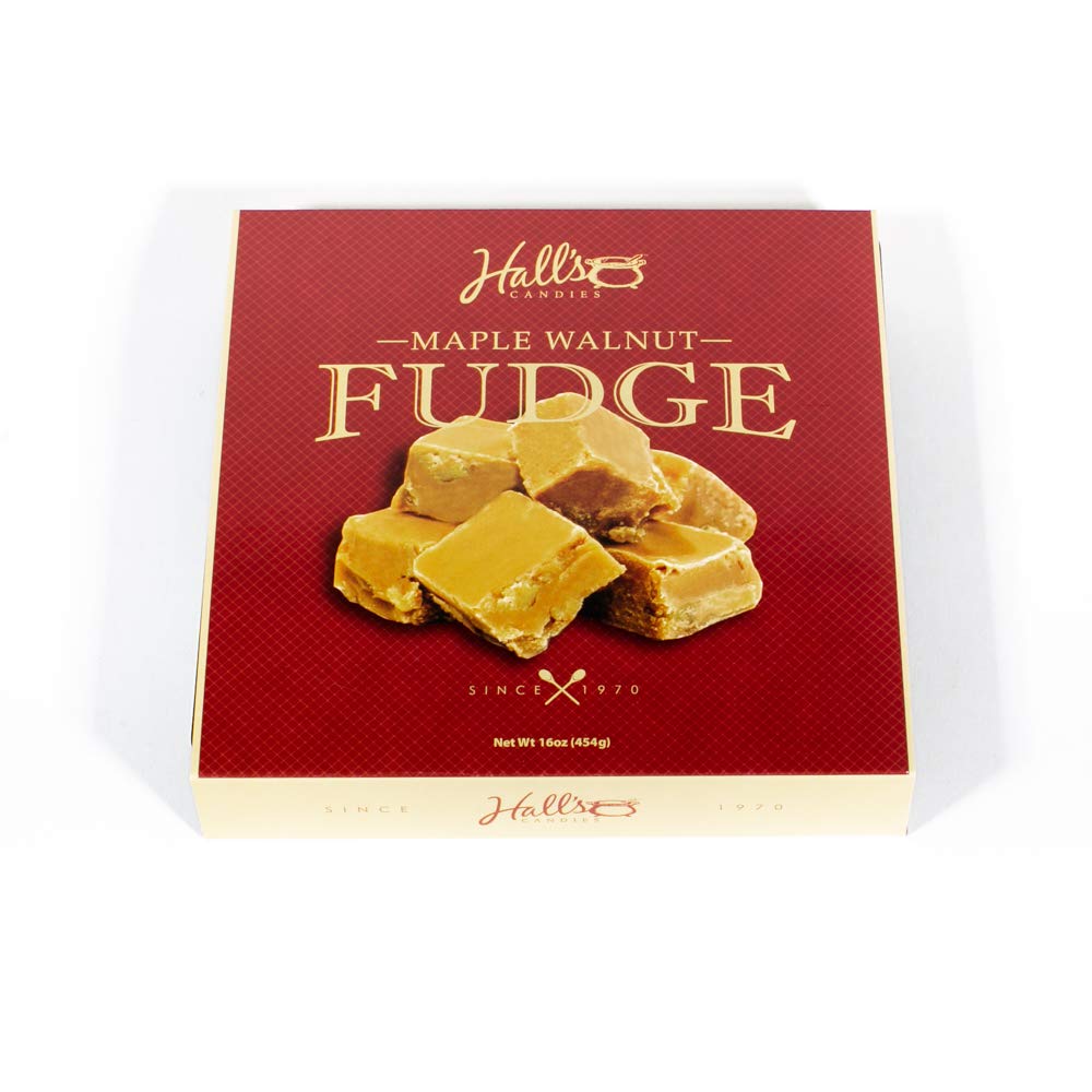 Hall'S Maple Walnut Fudge, 1 Pound