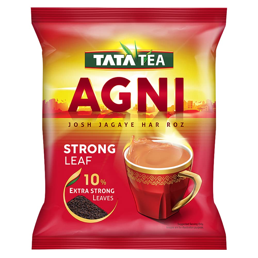 Tata Tea Agni | Strong chai With 10% Extra Strong Leaves | Black Tea | 500g