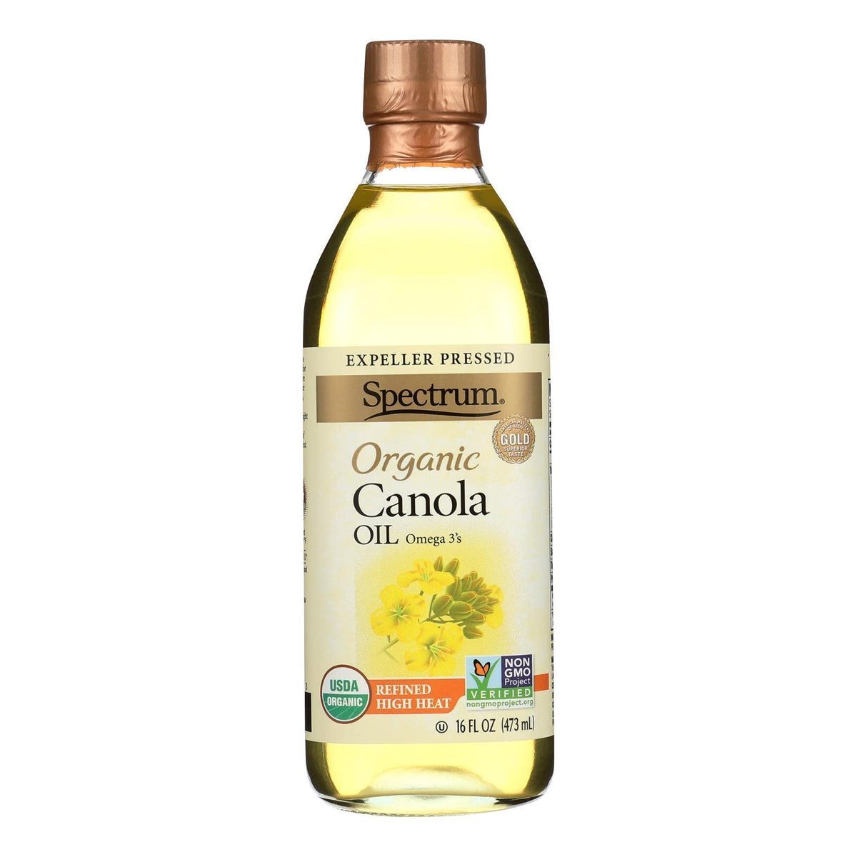 Canola Organic Refined Oil, 16 Oz -- 12 Per Case.12
