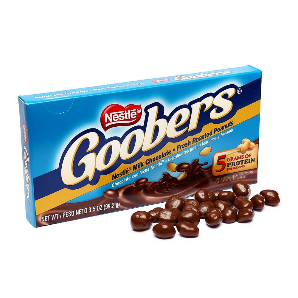 LYZAS SWEETS &   Classic Candy Movie Theater Box Gift Packs, Pack of 3, Goobers