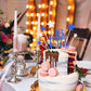 Pargleev Glittery 16Th Cake Topper With Star Boys And Girls 16Th Birthday Party Supplies, Sixteen Years Old Birthday Party Decor