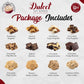 Dulcet Gift Basket Gourmet Brownie And Cookie Snack Signature Gift Basket-Includes A Variety Of Pastries In An Elegant Hand Assembled Tin Box, Great For Christmas, Happy Holidays For Friends, Family, Workers, And Colleagues
