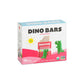 DINO BARS Organic Fruit Bar for Kids - Strawberry, 10 Pack, Edible Paper, Oats, Hemp Hearts, Coconut Oil