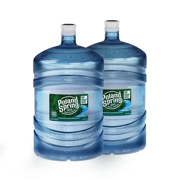Poland Spring Natural Spring Water - Two Bottle Bundle, 5 Gallons Each, 2 Count