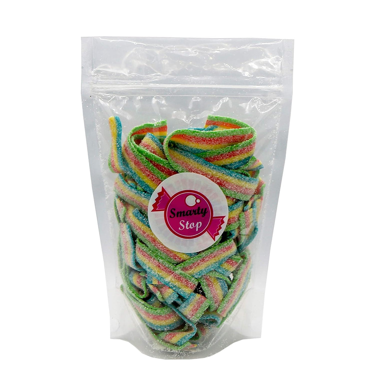Smarty Stop Sour Gummy Candy Strips (Fantasy Rainbow, 1.5 Pound)