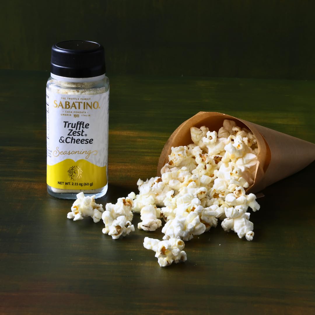 Sabatino Tartufi Truffle Zest Seasoning, Truffle & Cheese, The Original All Natural Gourmet Truffle Powder, Vegetarian Friendly,