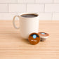 Happy Belly Dark Roast Coffee Pods, Compostable, Compatible with K-Cup Brewer, 96 Count