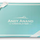 ANDY ANAND CHOCOLATIER Dark Chocolate Covered Almonds with Greeting Card, 16 oz, Gourmet Gift for All Occasions