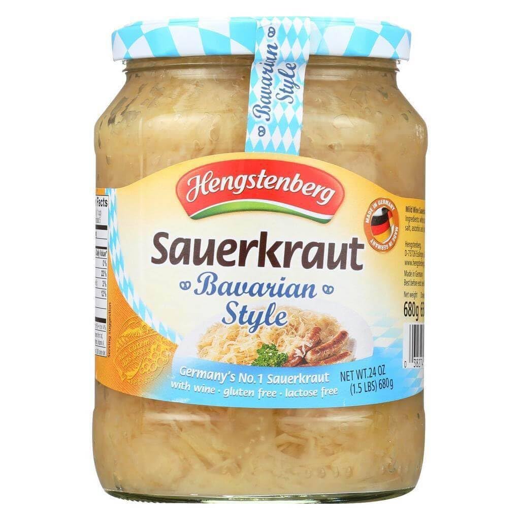 Hengstenberg Bavarian Wine Sauerkraut - 1.5 Pound Pack