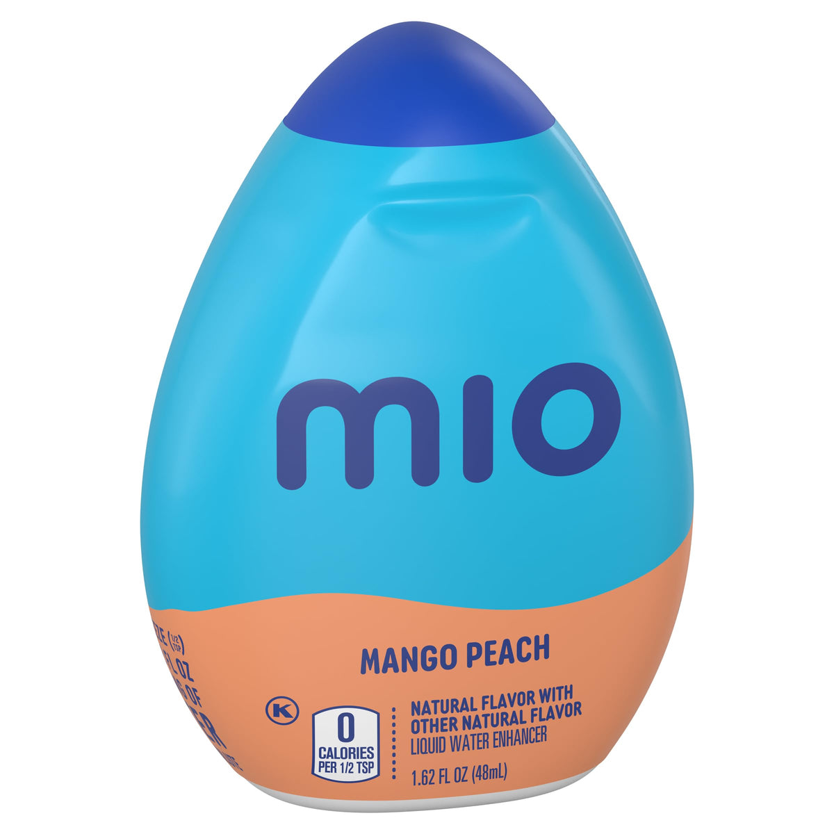 Mio Liquid Water Enhancer - Makes 24 Servings + Vitamins, 1.62 Oz Each, (Mango Peach, Pack Of 2)