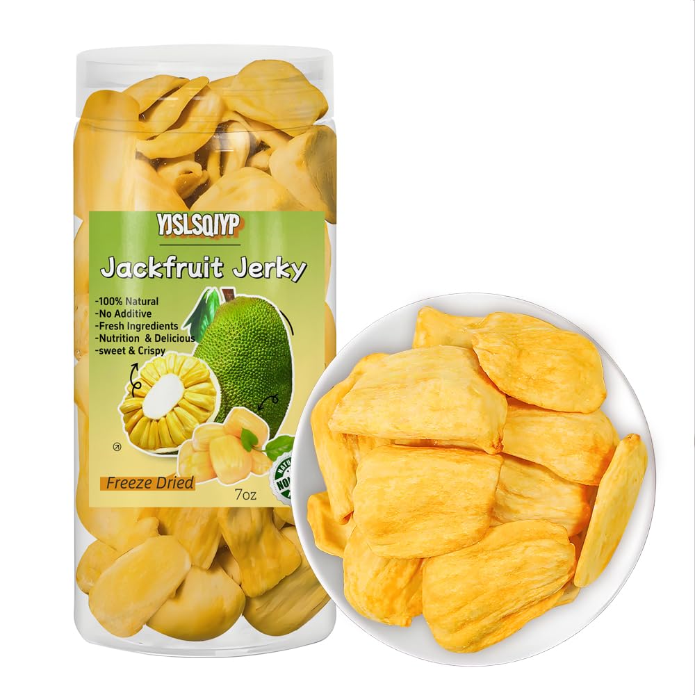 Canned Freeze-Dried Jackfruit Chips - 7Oz Airtight Tin | 100% Pure Fruit  No Sugar Added | Crunchy Tropical Snack  Vegan & Gluten-Free