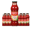 Mutti Tomato Puree with Basil (Passata con Basilico), 24.5 oz. | 12 Pack | Italys #1 Brand of Tomatoes | Fresh Taste | Vegan Fri