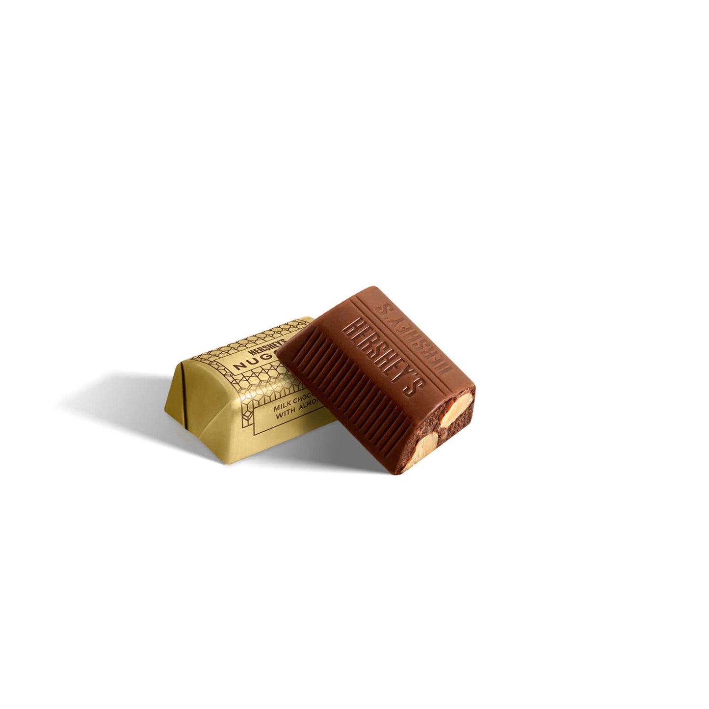 HERSHEYS NUGGETS Milk Chocolate with Almonds Candy Share Pack, 10.1 oz