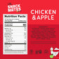 The New Primal Snack Mates Chicken & Apple Sticks, Gluten Free Healthy Snacks For Kids, Low Sugar High Protein Back To School Sn