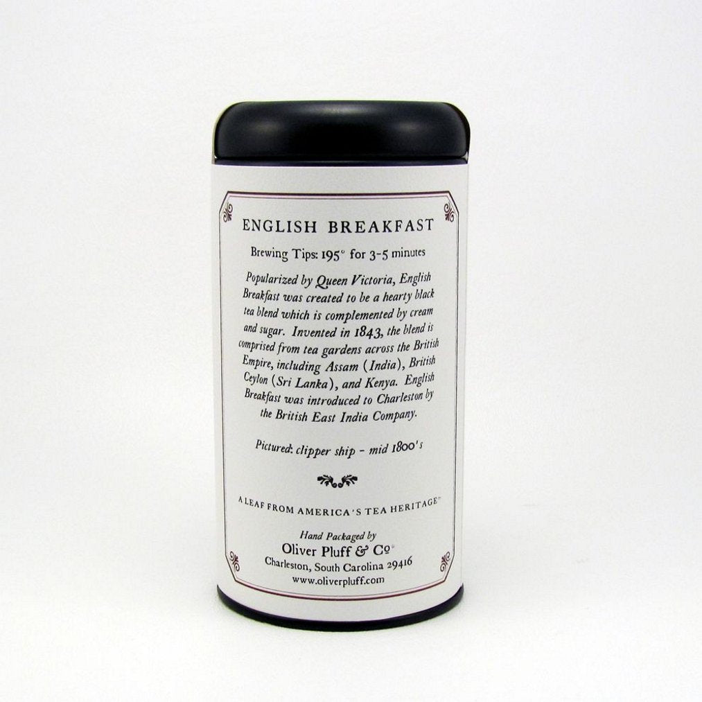Oliver Pluff English Breakfast Tea | Black Tea | 3 Ounce
