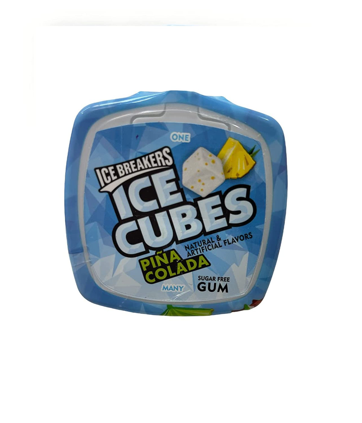 Ice Breakers Cubes, (3) Pia Colada & Fruit Punch, Sugar Free Breath Mint Chewing Gums, 3.24 Oz Bottles - Edition - Great For Hol