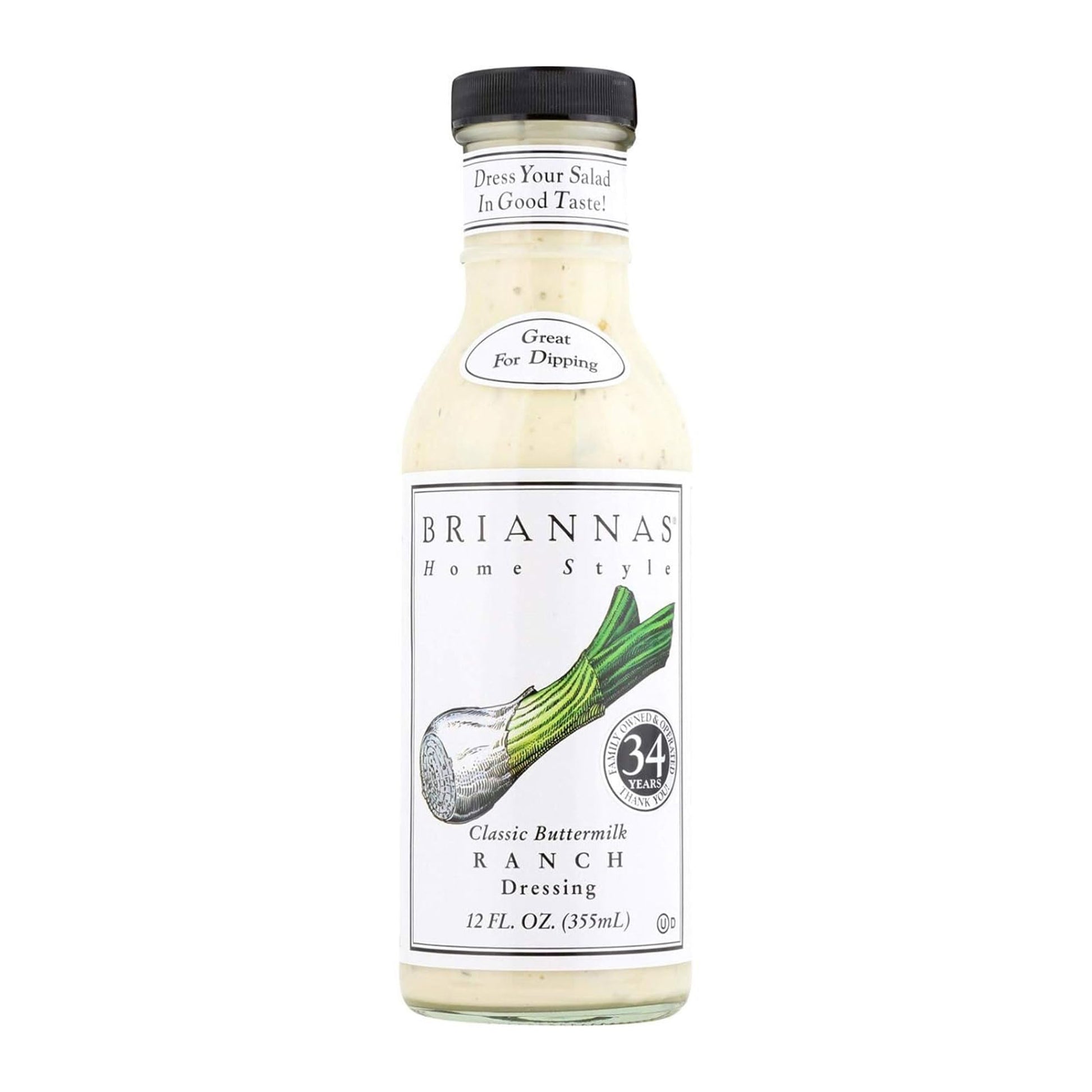 Brianna's Home Style Classic Buttermilk Ranch Dressing 12 oz