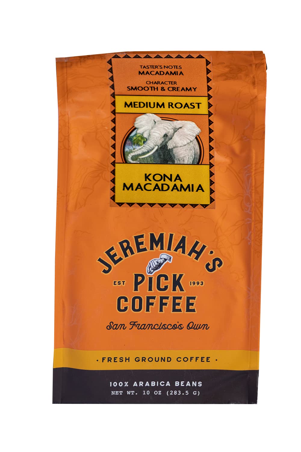 Kona Macadamia Nut - Ground Coffee for Drip - 10oz, Caffeinated
