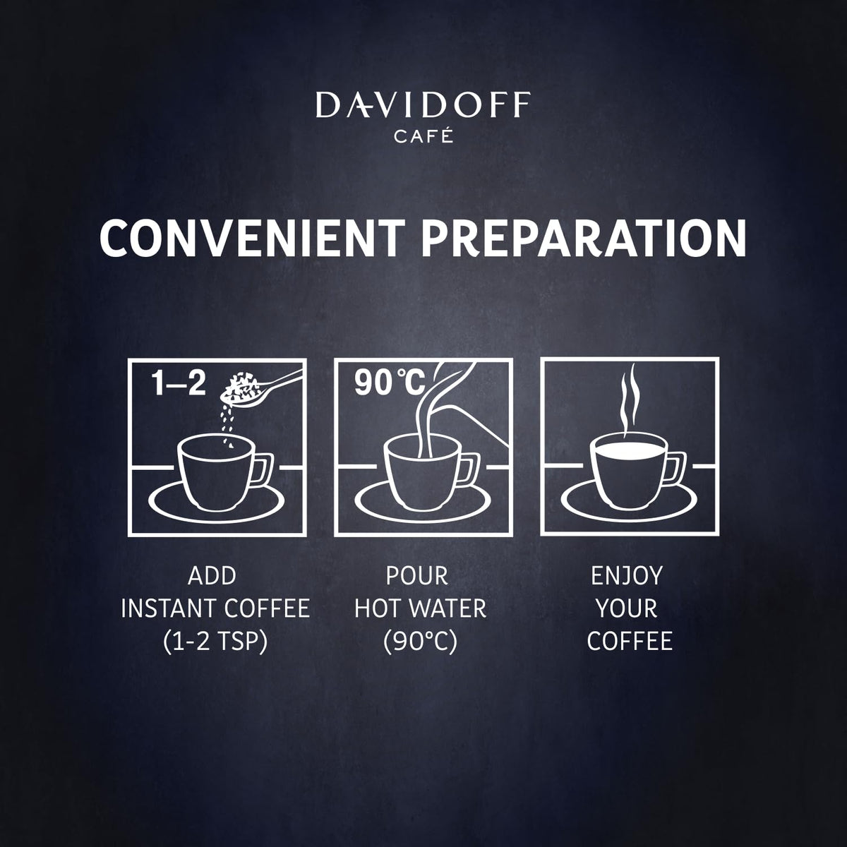 Davidoff Espresso 57 Instant Coffee - Dark And Chocolatey - Intense Roast With A Smooth Aroma - 100% Arabica Beans - 11/12 Inten