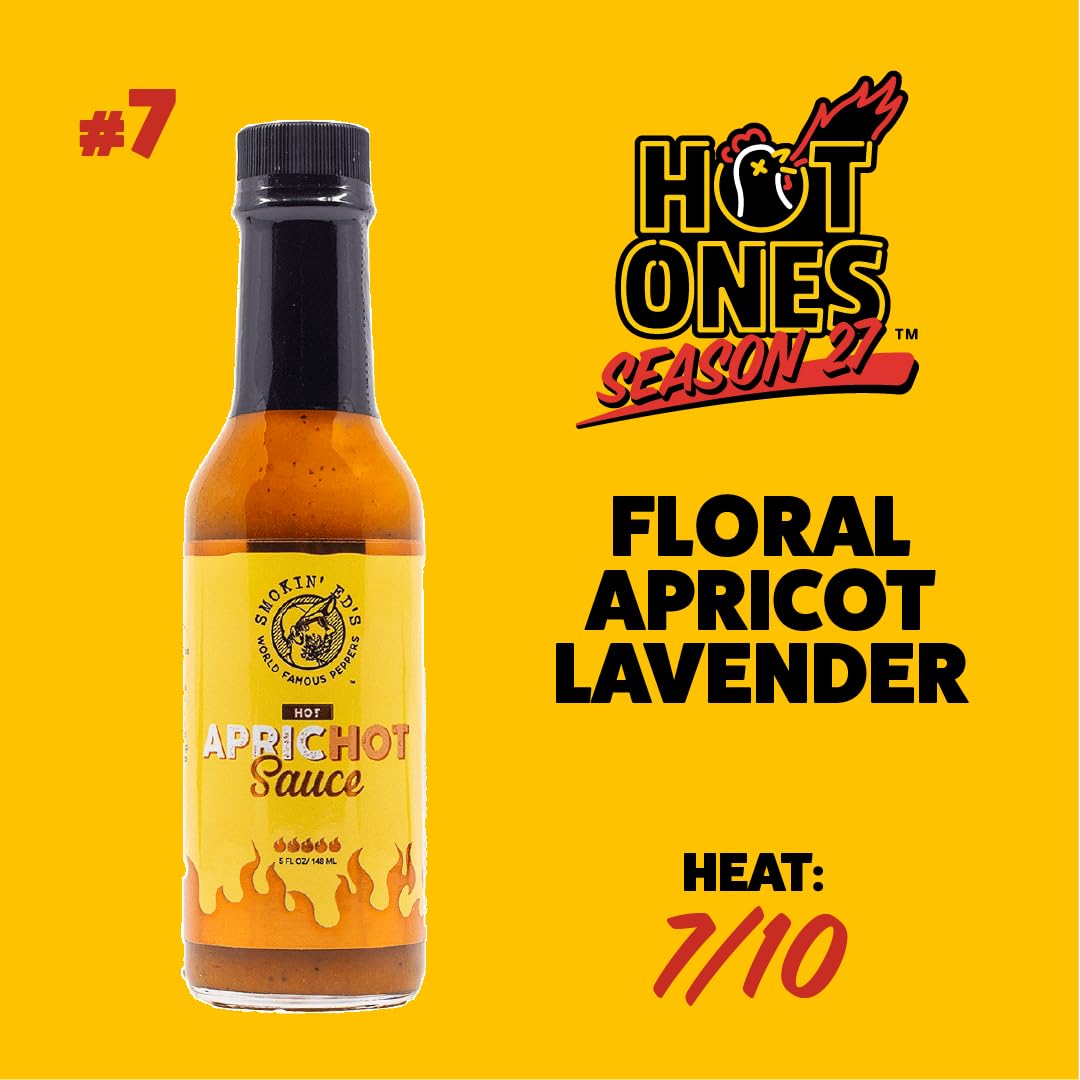 Hot Ones Hot Sauce Challenge Set - Season 27 Heat - Hot Sauces Gift Set - Variety Pack - Made With Natural Ingredients - Unique Small Batch Sampler - 5 Fl Oz Bottles (3-Pack)